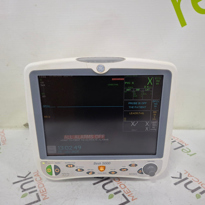 GE Healthcare GE Healthcare Dash 5000 - GE/Nellcor SpO2 Patient Monitor Patient Monitors reLink Medical