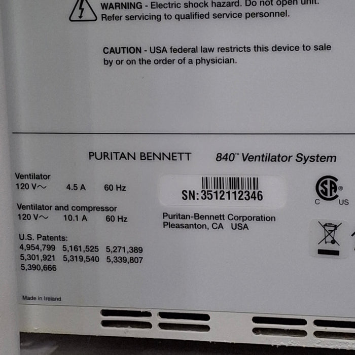 Puritan Bennett 840 Ventilator