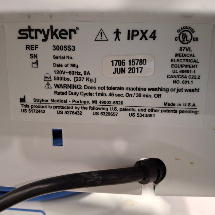 Stryker Secure III 3005 Hospital Bed