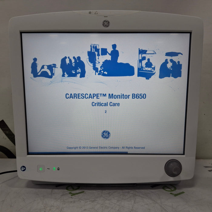 GE Healthcare GE Healthcare Carescape B650 Patient Monitor Patient Monitors reLink Medical