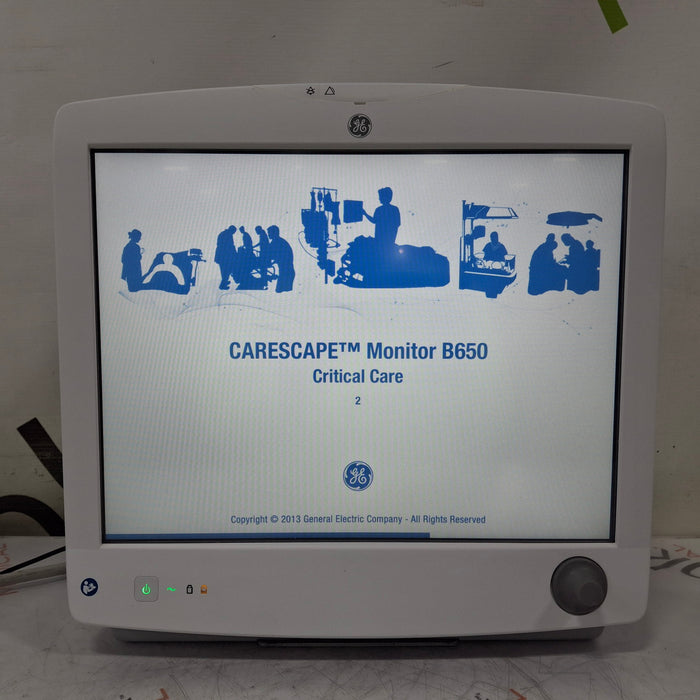 GE Healthcare GE Healthcare Carescape B650 Patient Monitor Patient Monitors reLink Medical