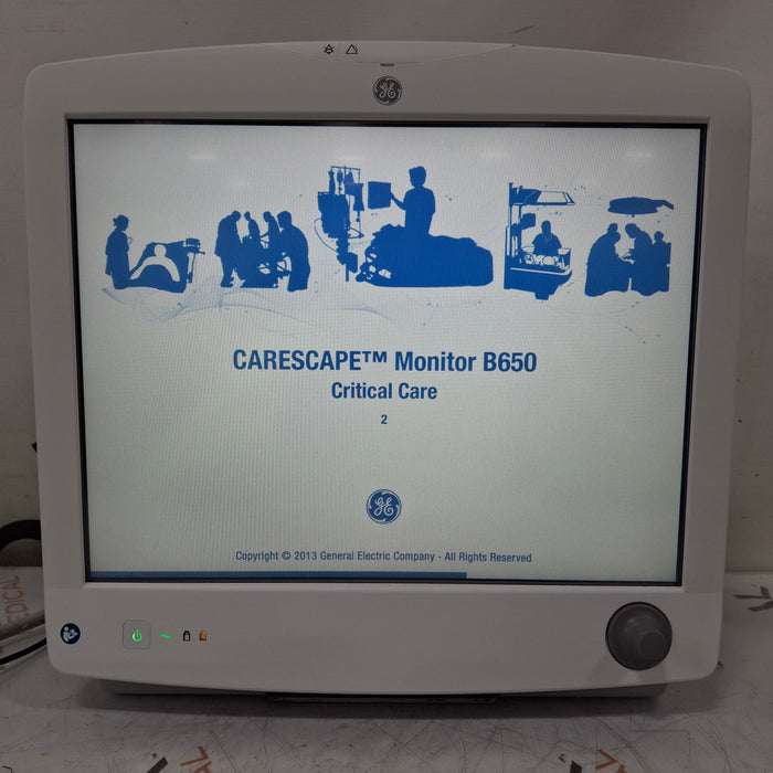 GE Healthcare GE Healthcare Carescape B650 Patient Monitor Patient Monitors reLink Medical
