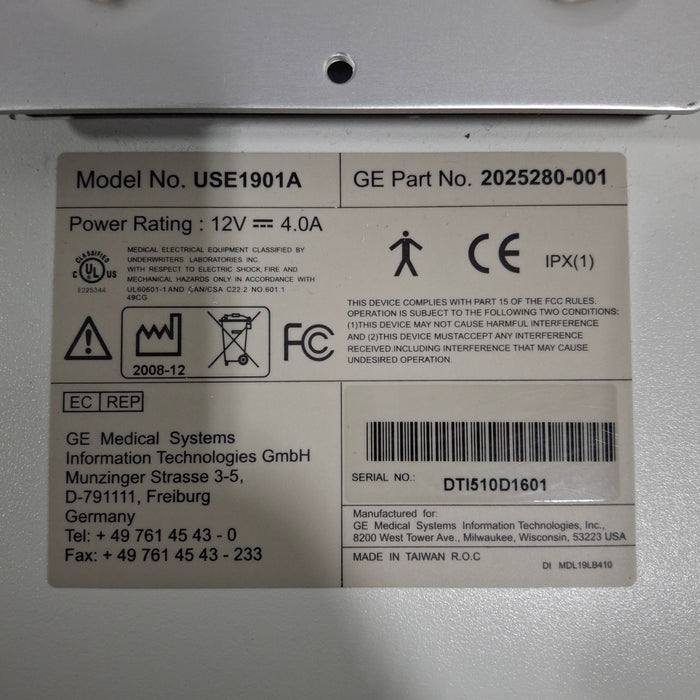 GE Healthcare GE Healthcare USE1901A Monitor Patient Monitors reLink Medical