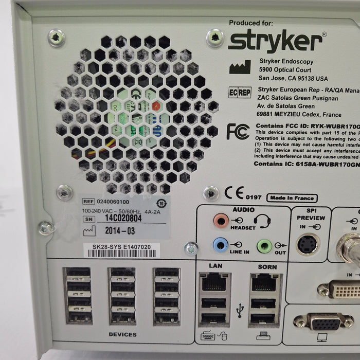 Stryker SDC3 240 060 100 Image Management System