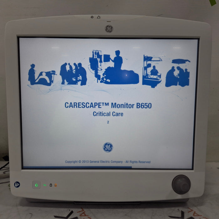 GE Healthcare GE Healthcare Carescape B650 Patient Monitor Patient Monitors reLink Medical