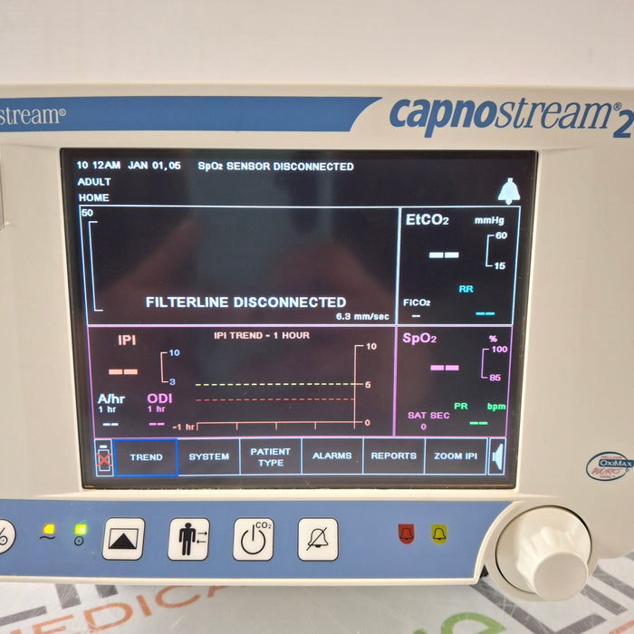 Oridion Oridion Capnostream 20P Capnography Monitor Patient Monitors reLink Medical