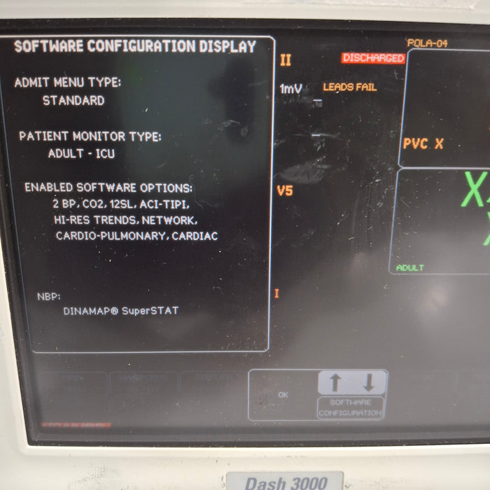 GE Healthcare GE Healthcare Dash 3000 - Masimo SpO2 Patient Monitor Patient Monitors reLink Medical