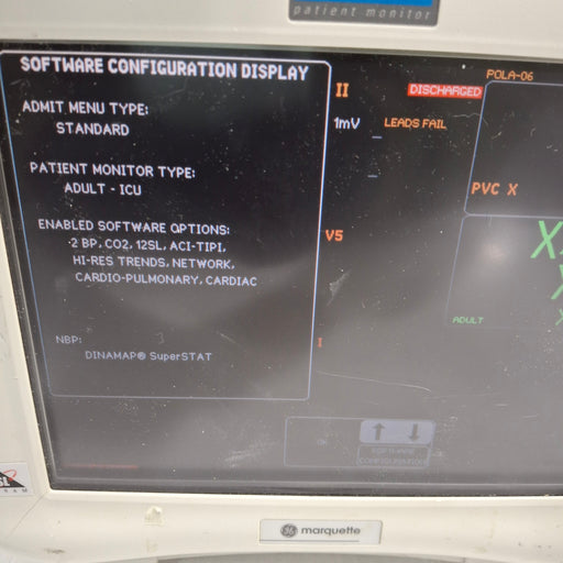 GE Healthcare GE Healthcare Dash 3000 - Masimo SpO2 Patient Monitor Patient Monitors reLink Medical