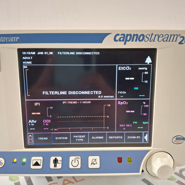 Oridion Capnostream 20P Capnography Monitor
