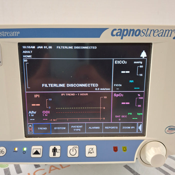 Oridion Capnostream 20P Capnography Monitor