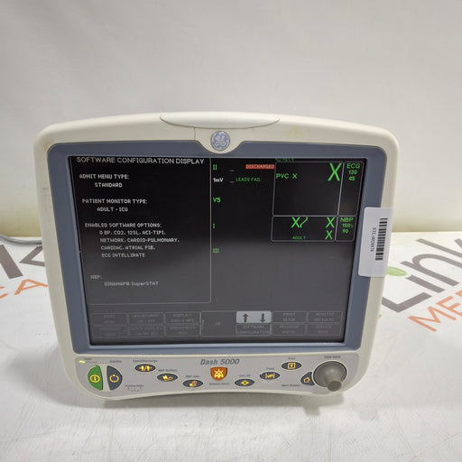 GE Healthcare GE Healthcare Dash 5000 - Masimo SpO2 Patient Monitor Patient Monitors reLink Medical