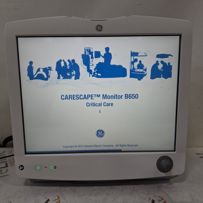 GE Healthcare GE Healthcare Carescape B650 Critical Care Patient Monitor Patient Monitors reLink Medical