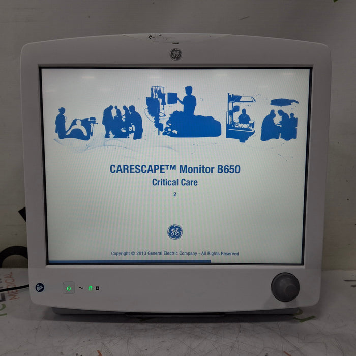 GE Healthcare GE Healthcare Carescape B650 Patient Monitor Patient Monitors reLink Medical