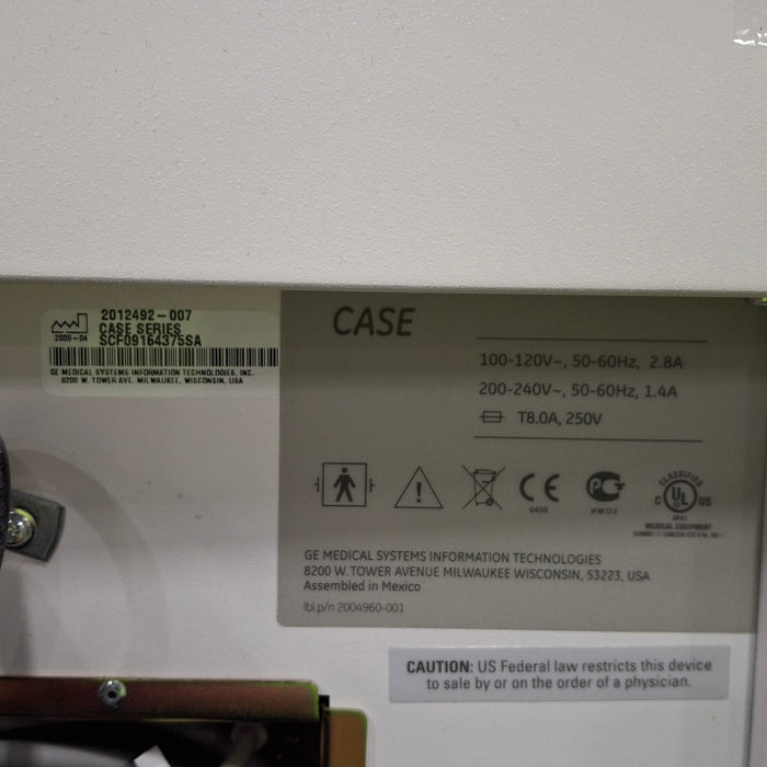 GE Healthcare GE Healthcare Case Console w/ T2100 Stress Test System Cardiology reLink Medical