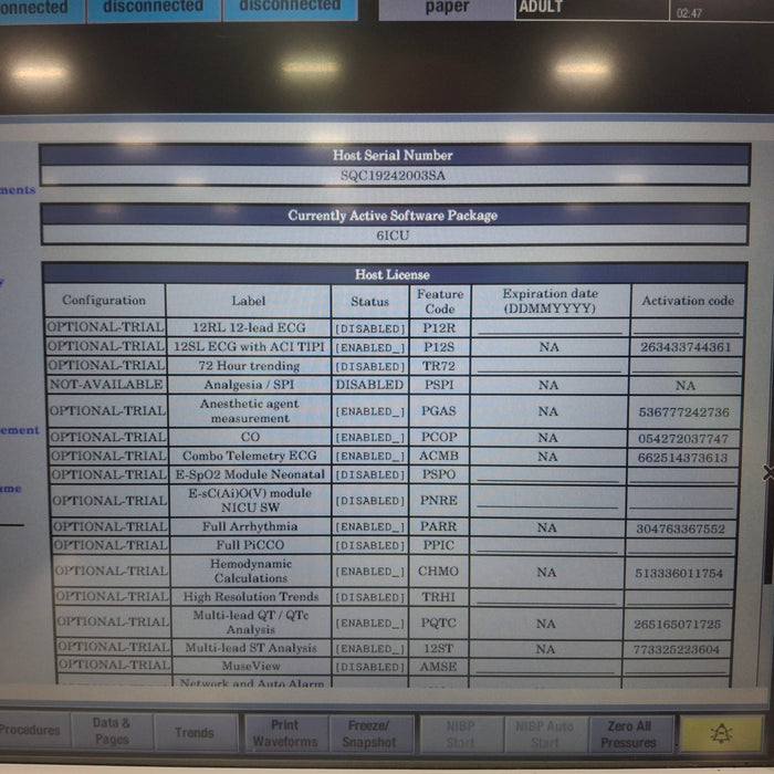 GE Healthcare Carescape B650 Patient Monitor