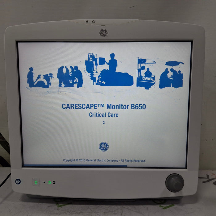 GE Healthcare Carescape B650 Patient Monitor