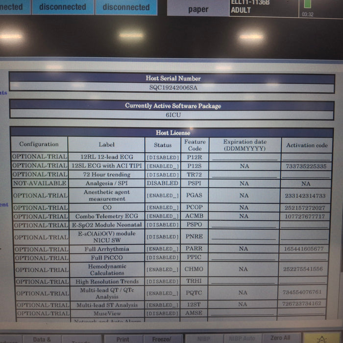 GE Healthcare Carescape B650 Patient Monitor