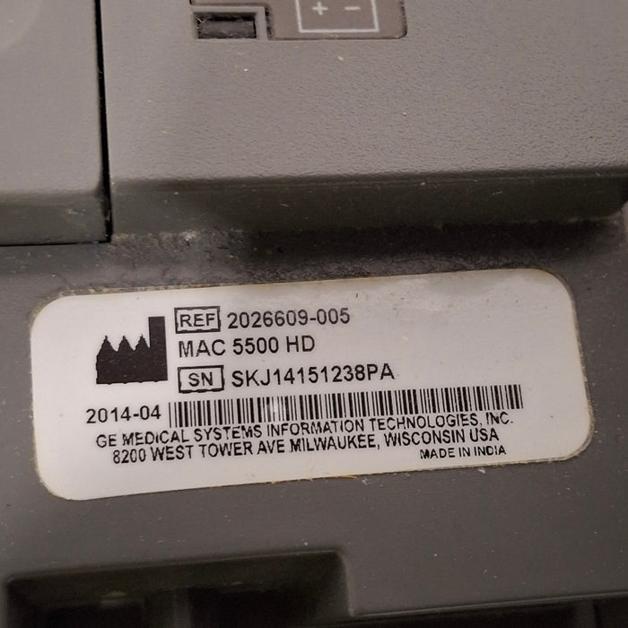 GE Healthcare GE Healthcare MAC 5500 HD ECG with CAM Module Cardiology reLink Medical