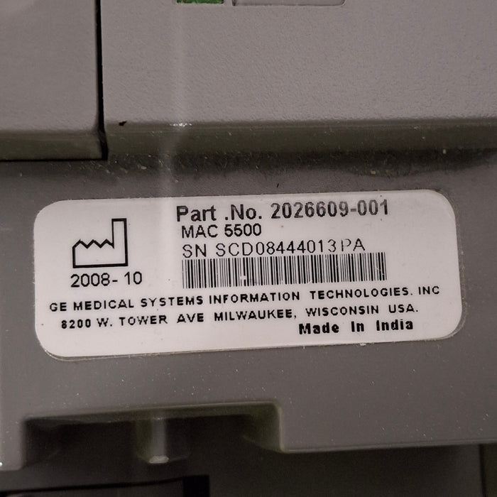 GE Healthcare MAC 5500 ECG with CAM Module