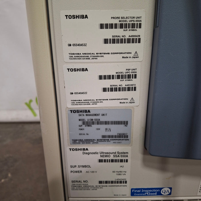 Toshiba Nemio SSA-550A Ultrasound