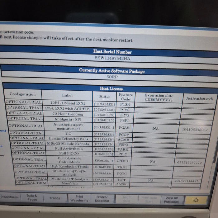 GE Healthcare Carescape B650 Patient Monitor