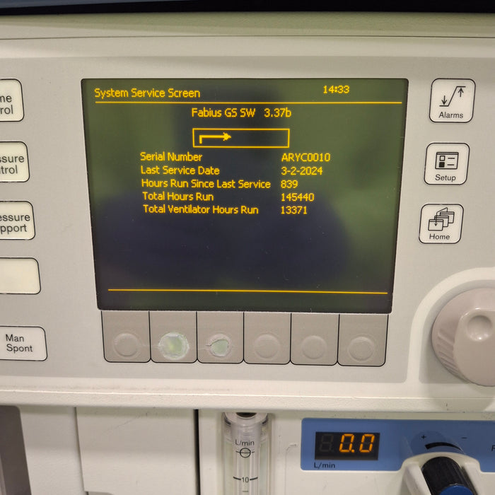 Draeger Medical Draeger Medical Fabius GS Anesthesia Machine Anesthesia reLink Medical
