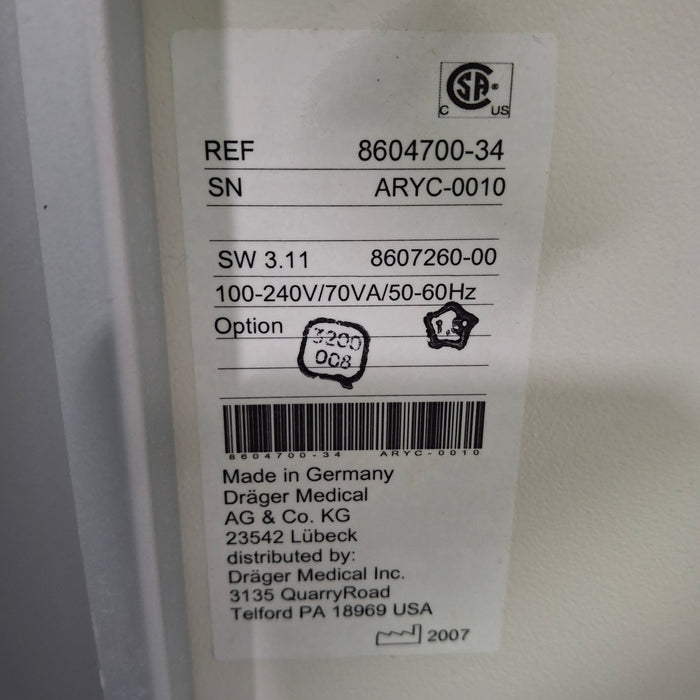 Draeger Medical Draeger Medical Fabius GS Anesthesia Machine Anesthesia reLink Medical