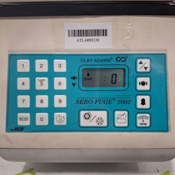 Clay Adams Clay Adams 420352 Sero-fuge 2002 2-Speed Centrifuge Centrifuges reLink Medical