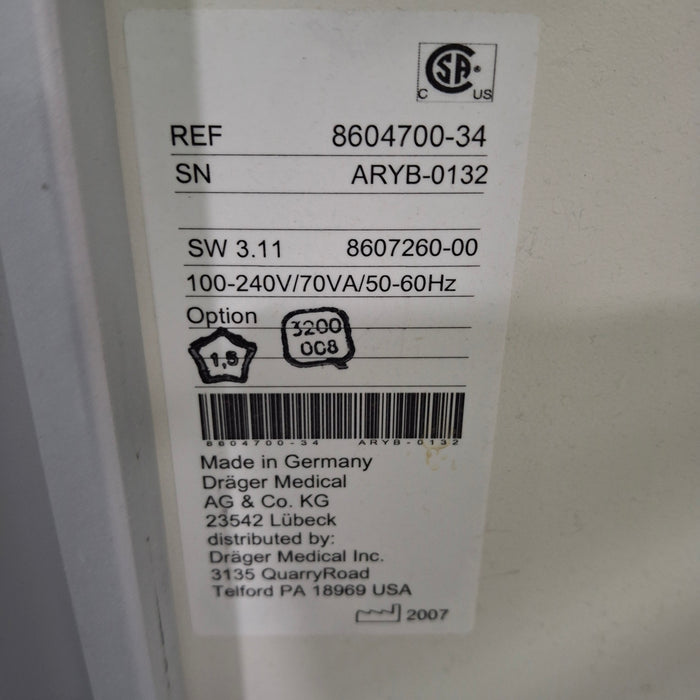 Draeger Medical Draeger Medical Fabius GS Anesthesia Machine Anesthesia reLink Medical