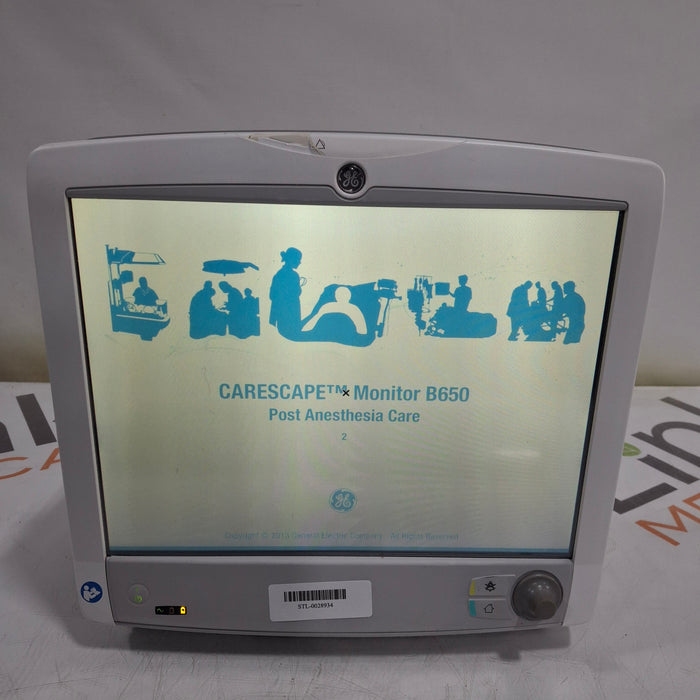 GE Healthcare GE Healthcare Carescape B650 Post Anesthesia Care Patient Monitor Patient Monitors reLink Medical