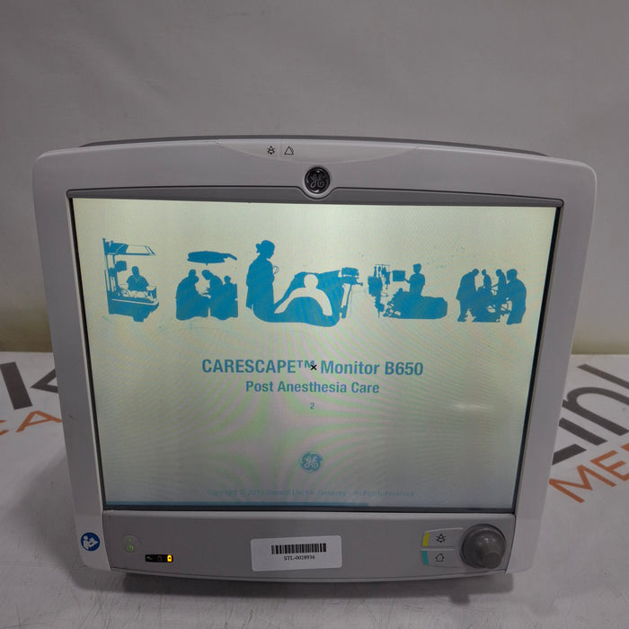GE Healthcare GE Healthcare Carescape B650 Post Anesthesia Care Patient Monitor Patient Monitors reLink Medical