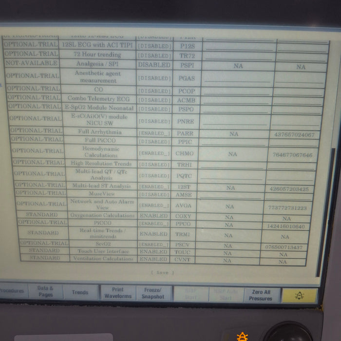 GE Healthcare Carescape B650 Post Anesthesia Care Patient Monitor