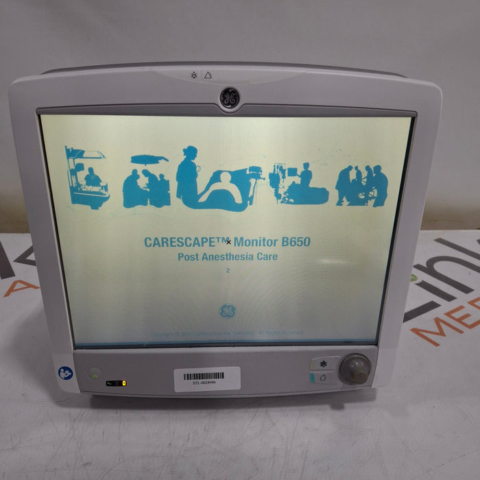 GE Healthcare GE Healthcare Carescape B650 Post Anesthesia Care Patient Monitor Patient Monitors reLink Medical