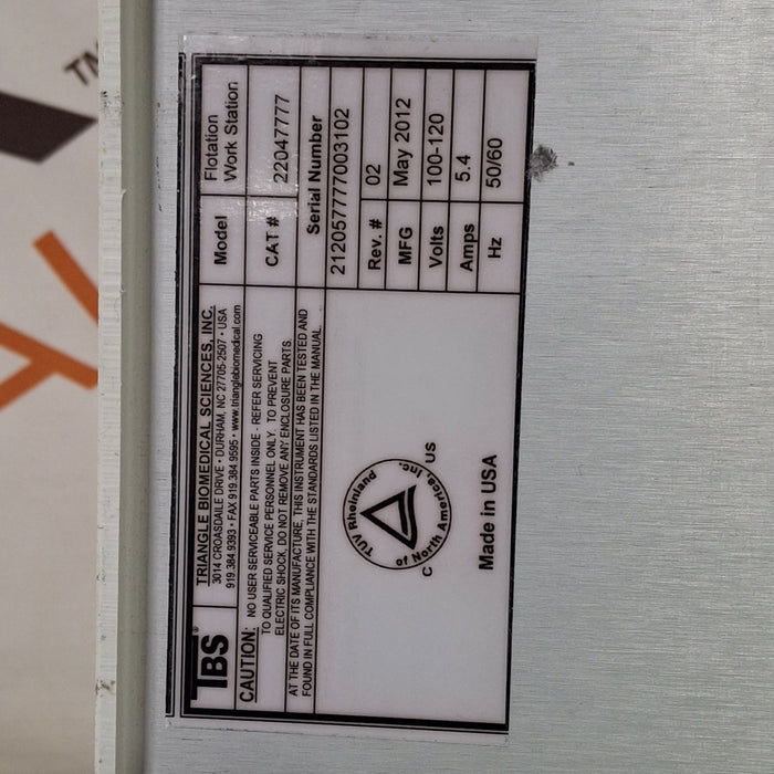TBS FWS Flotation Work Station
