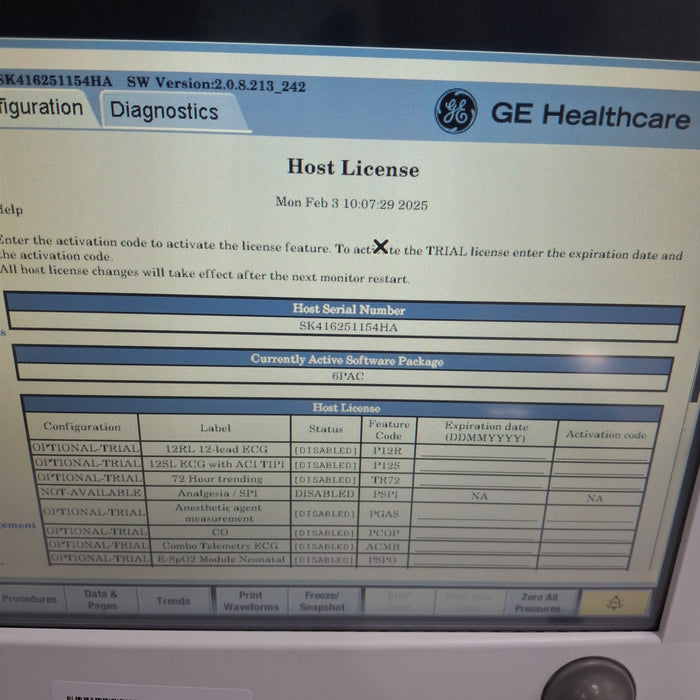 GE Healthcare GE Healthcare Carescape B650 Post Anesthesia Care Patient Monitor Patient Monitors reLink Medical