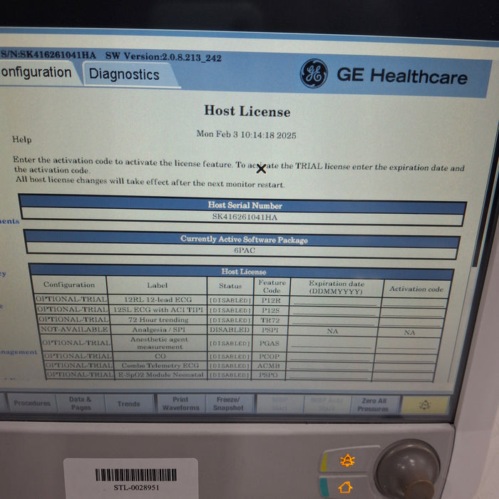 GE Healthcare GE Healthcare Carescape B650 Post Anesthesia Care Patient Monitor Patient Monitors reLink Medical