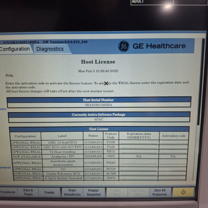 GE Healthcare GE Healthcare Carescape B650 Post Anesthesia Care Patient Monitor Patient Monitors reLink Medical