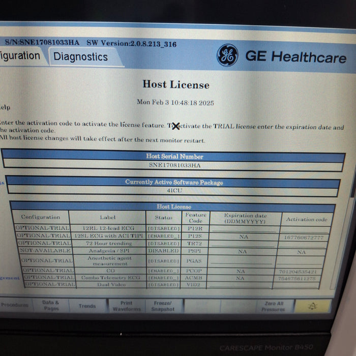 GE Healthcare GE Healthcare Carescape B450 Critical Care Patient Monitor Patient Monitors reLink Medical