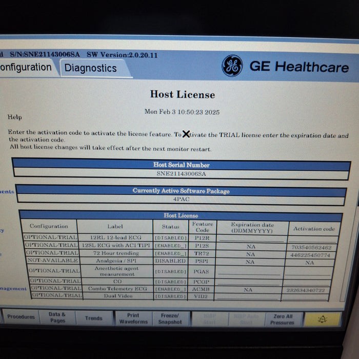 GE Healthcare GE Healthcare Carescape B450 Post Anesthesia Care Patient Monitor Patient Monitors reLink Medical