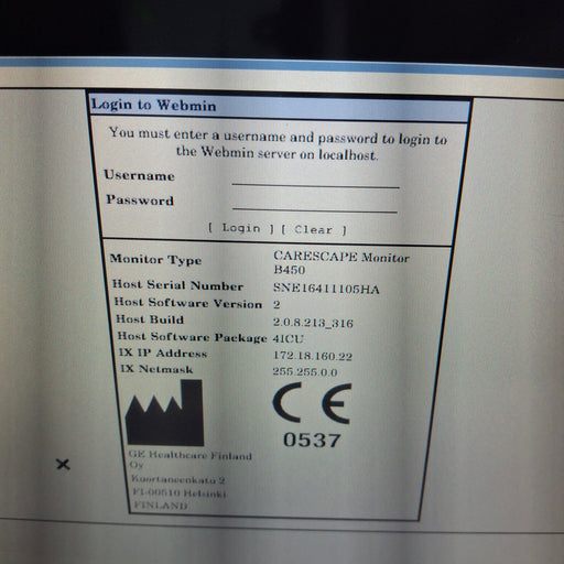 GE Healthcare GE Healthcare Carescape B450 Critical Care Patient Monitor Patient Monitors reLink Medical