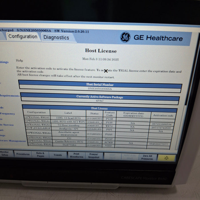 GE Healthcare GE Healthcare Carescape B450 Post Anesthesia Care Patient Monitor Patient Monitors reLink Medical