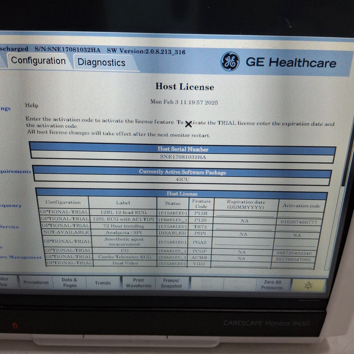 GE Healthcare GE Healthcare Carescape B450 Critical Care Patient Monitor Patient Monitors reLink Medical