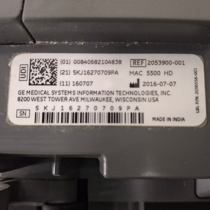 GE Healthcare MAC 5500 HD ECG without CAM Module