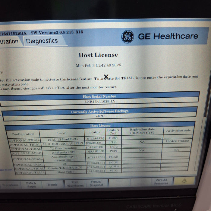 GE Healthcare GE Healthcare Carescape B450 Critical Care Patient Monitor Patient Monitors reLink Medical