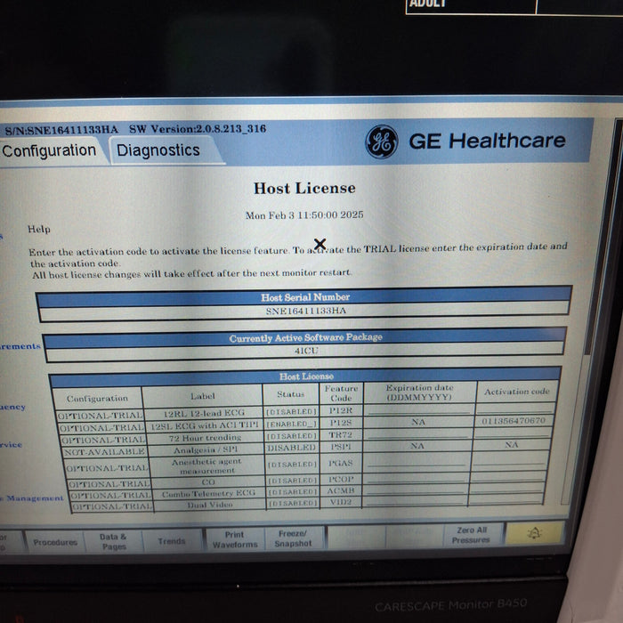 GE Healthcare GE Healthcare Carescape B450 Critical Care Patient Monitor Patient Monitors reLink Medical