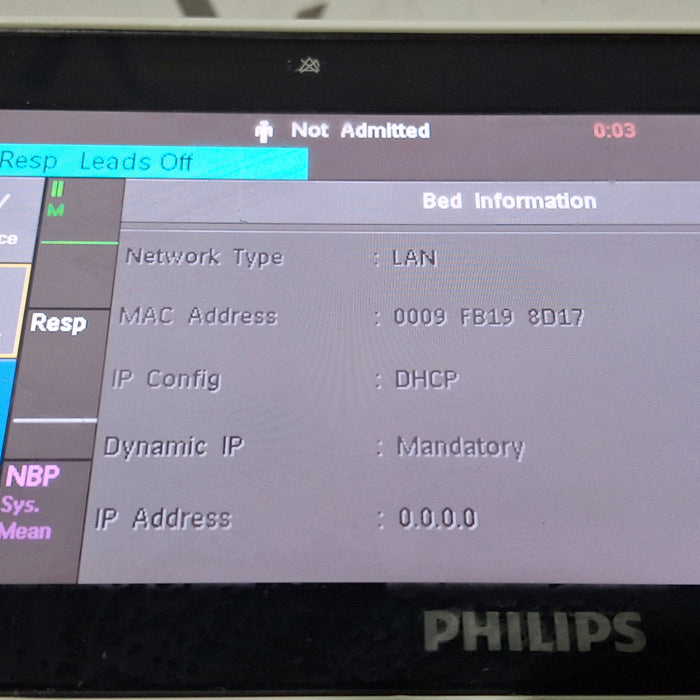Philips IntelliVue X3 - Fast SpO2 Transport Patient Monitor