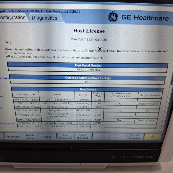 GE Healthcare GE Healthcare Carescape B450 Critical Care Patient Monitor Patient Monitors reLink Medical