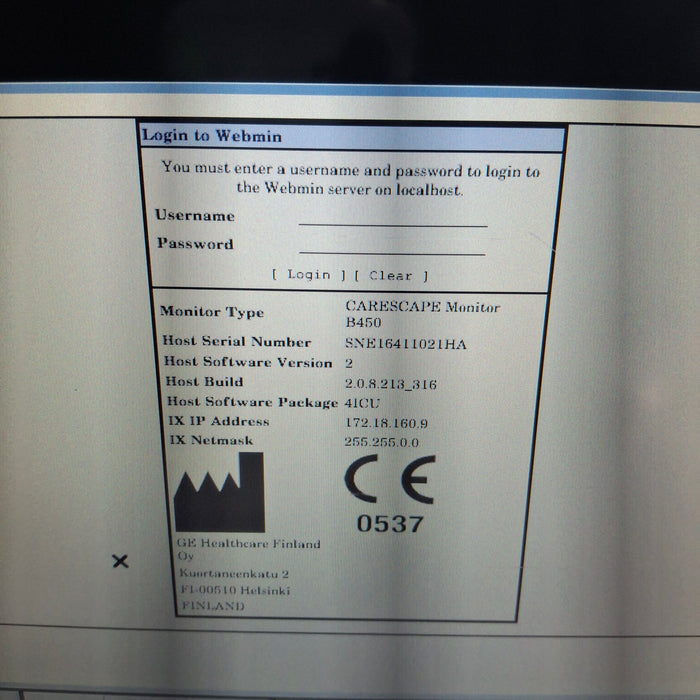 GE Healthcare GE Healthcare Carescape B450 Critical Care Patient Monitor Patient Monitors reLink Medical