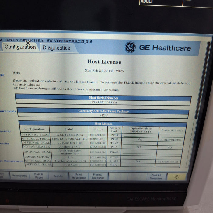 GE Healthcare GE Healthcare Carescape B450 Critical Care Patient Monitor Patient Monitors reLink Medical