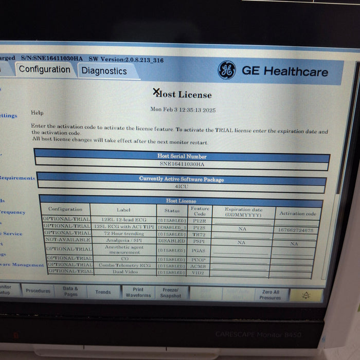 GE Healthcare GE Healthcare Carescape B450 Critical Care Patient Monitor Patient Monitors reLink Medical